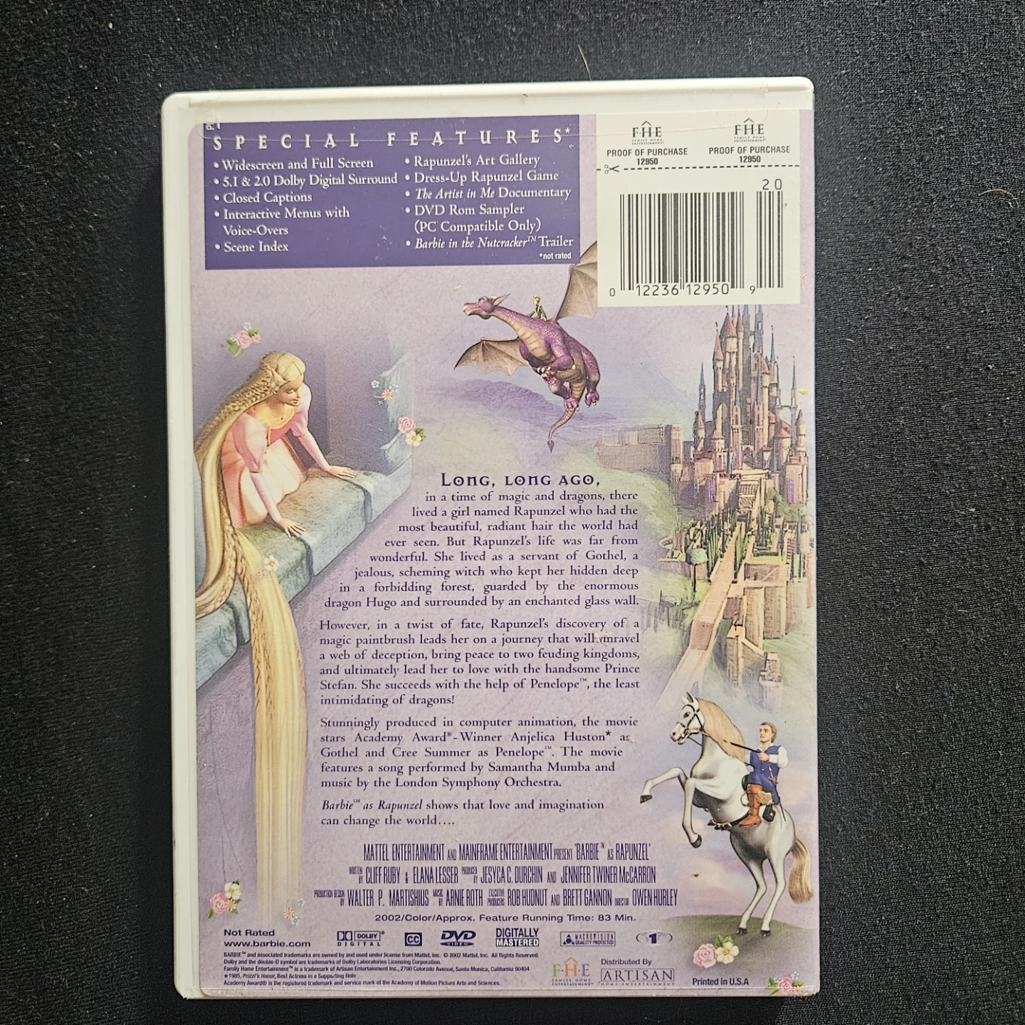 Barbie as Rapunzel Movie DVD - photo 2