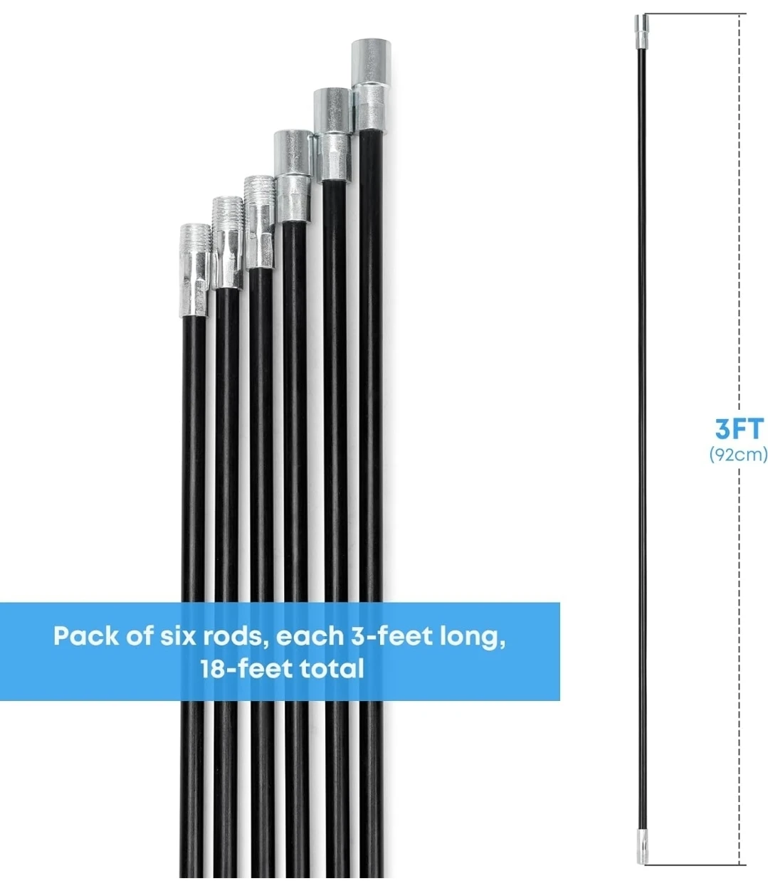 Stanbroil 18-Foot Fiberglass Chimney Rod Kit - photo 3