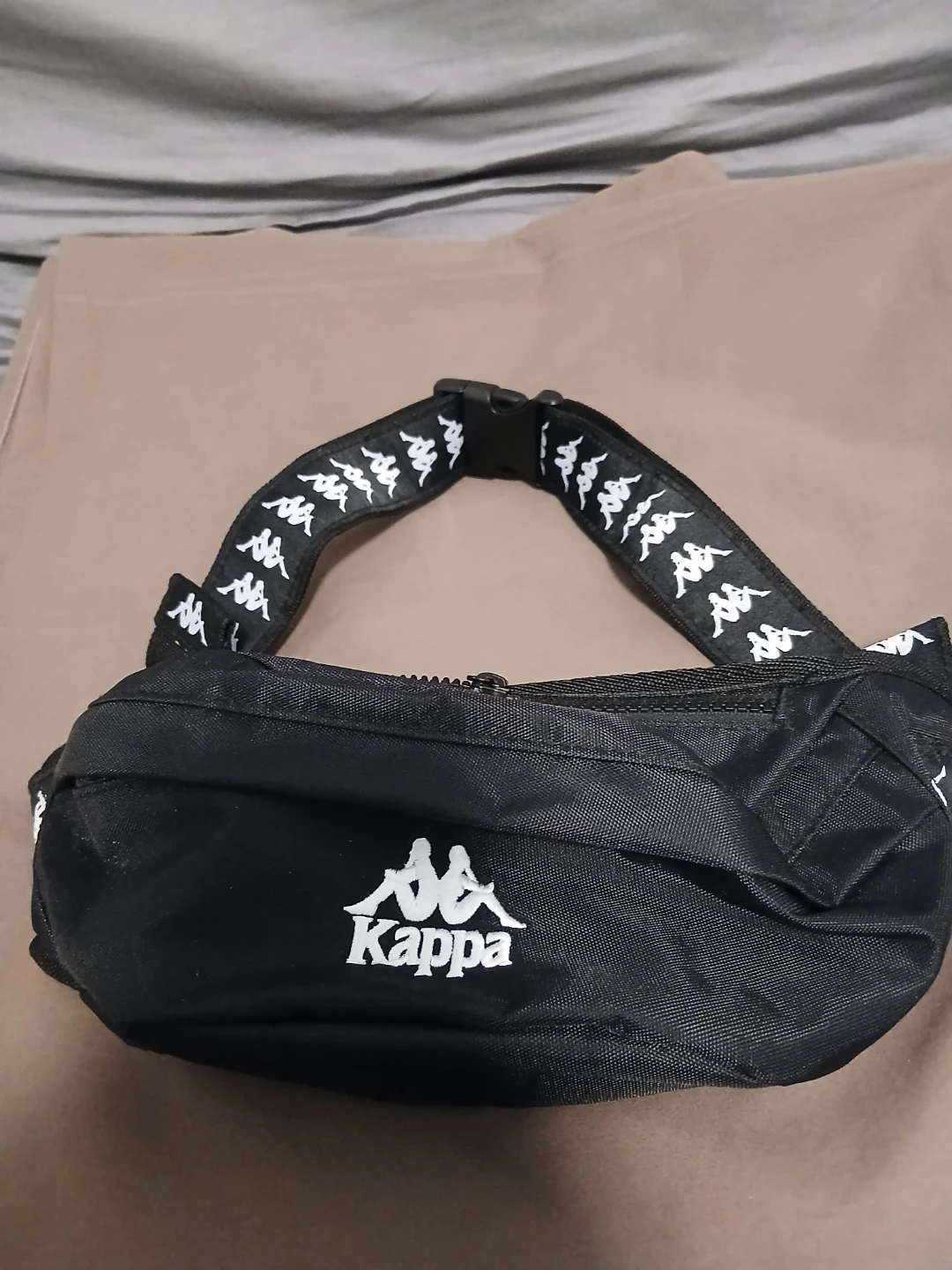 Kappa Black Fanny Pack Waist Bag