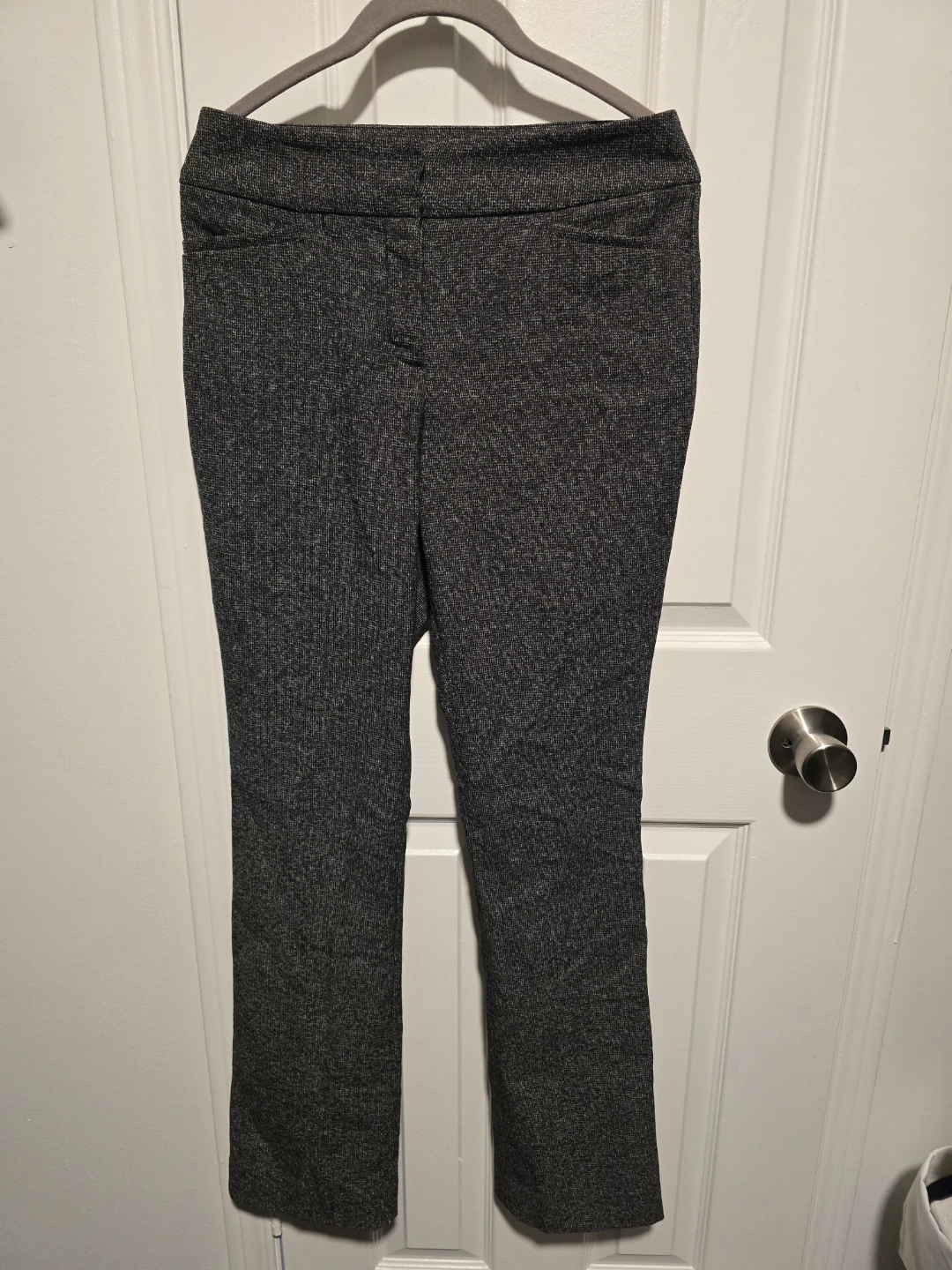 LE CHÂTEAU Grey Herringbone Pants Size 0
