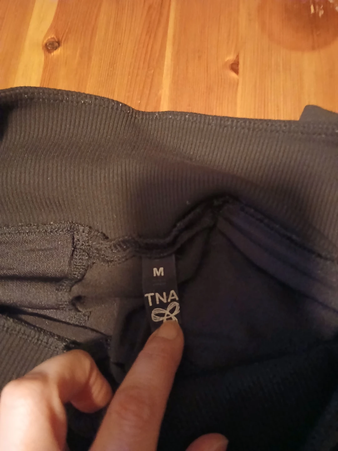 TNA Black Flare Yoga Pants - Medium - photo 3