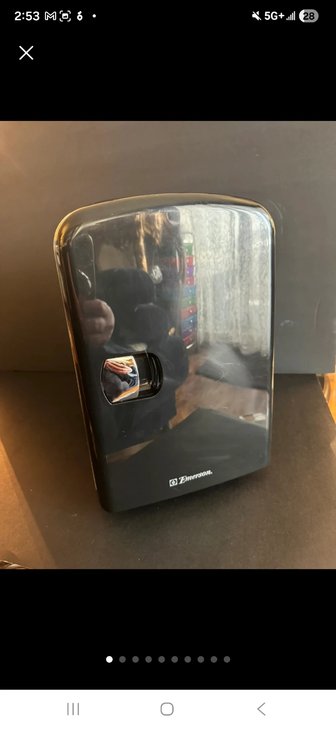 Emerson Mini Fridge cools your peptides or cans