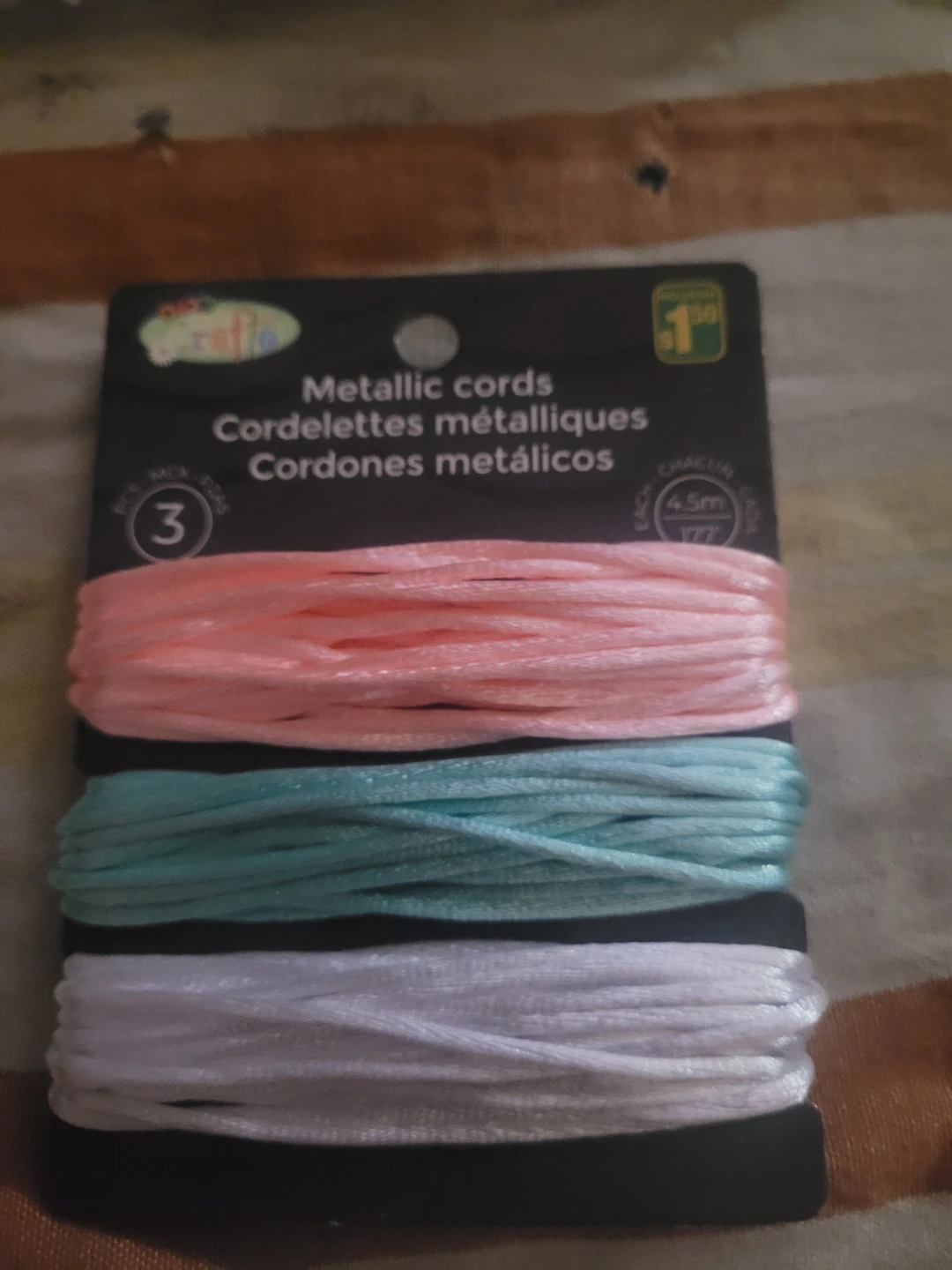 Metallic Cords Craft Pack