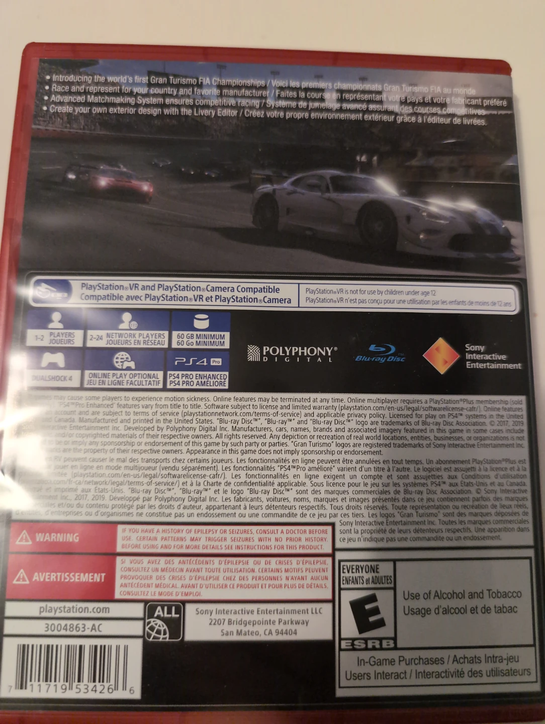 Gran Turismo Sport PlayStation 4 Game - photo 2