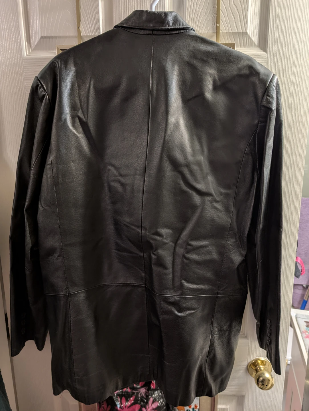 Pelle Cuir Black Leather Jacket - XL/TG - photo 2