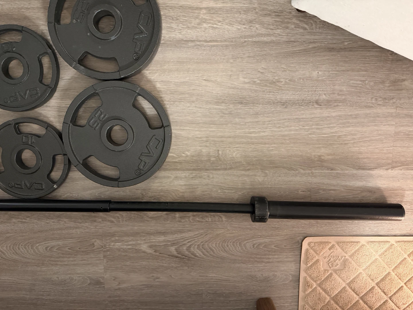 CAP Barbell Weight Plates and Bar - photo 3