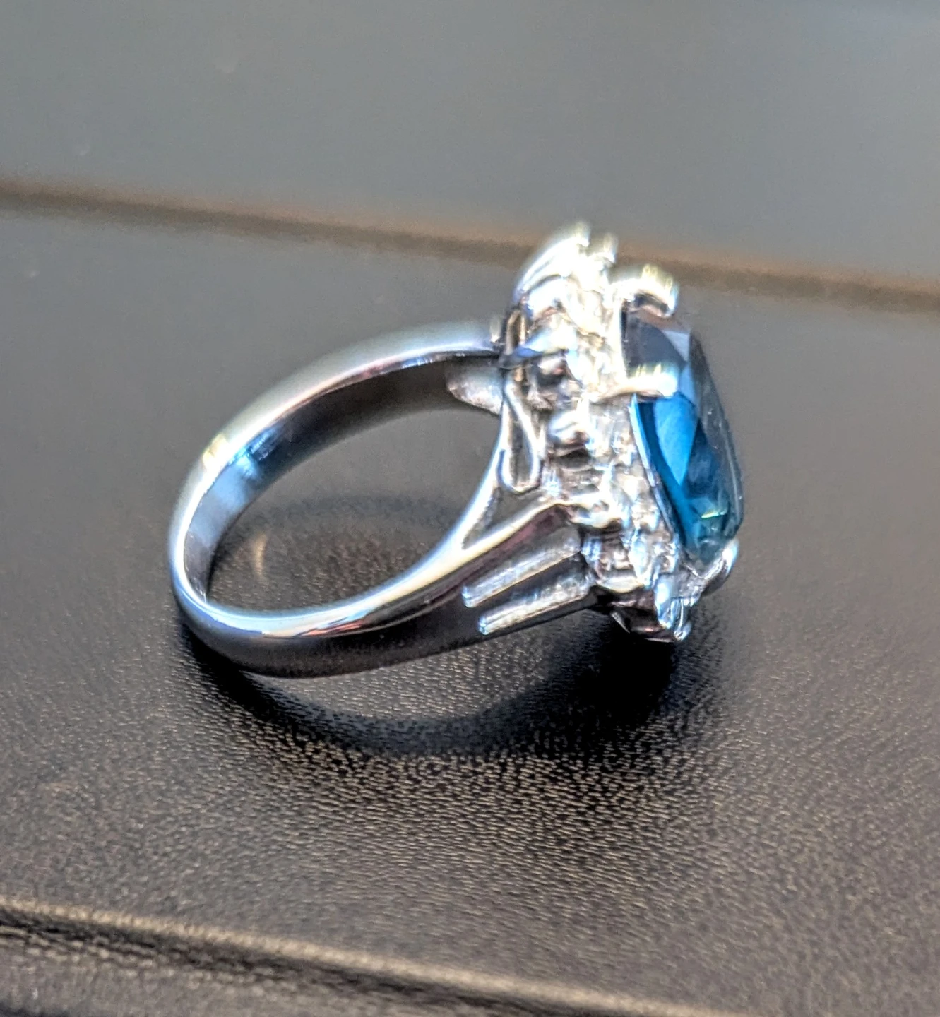 London Blue Topaz Ring Size 8 - photo 3