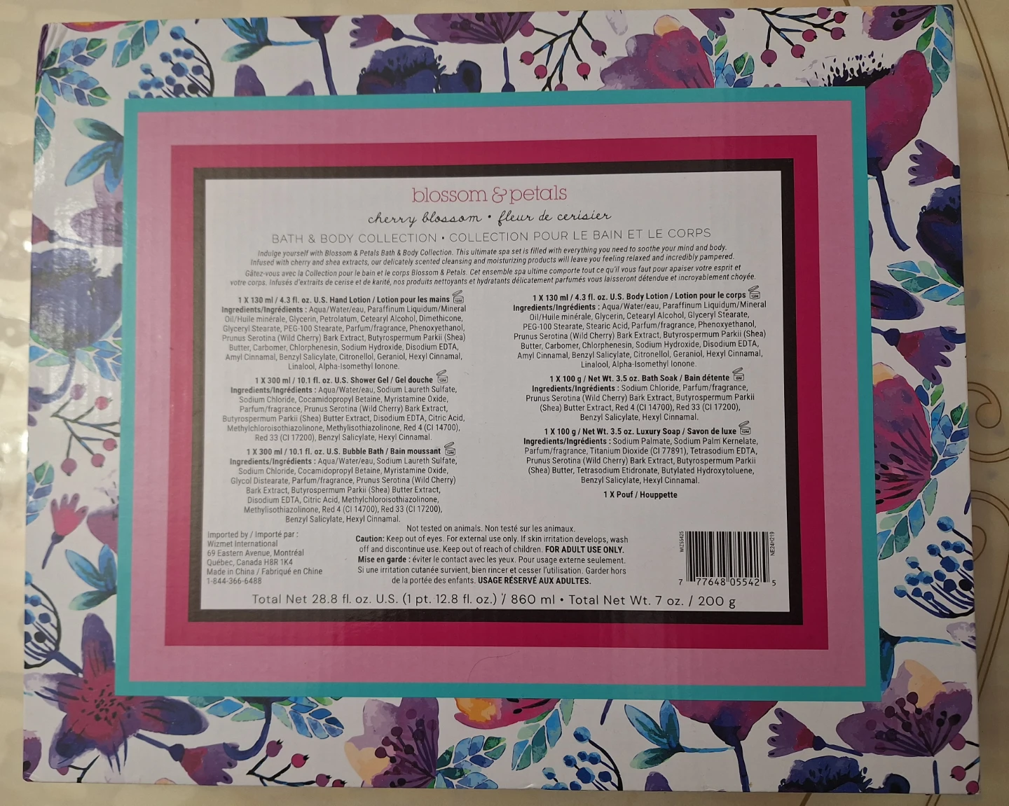 BRAND-NEW, Blossom & Petals Cherry Blossom Bath & Body Gift Set - photo 2