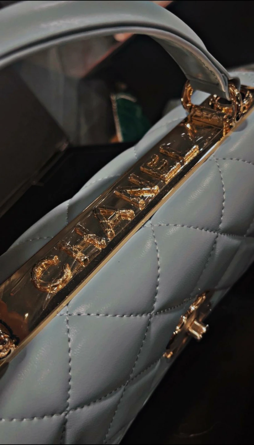 Chanel Light Blue Quilted Flap Handbag - photo 3
