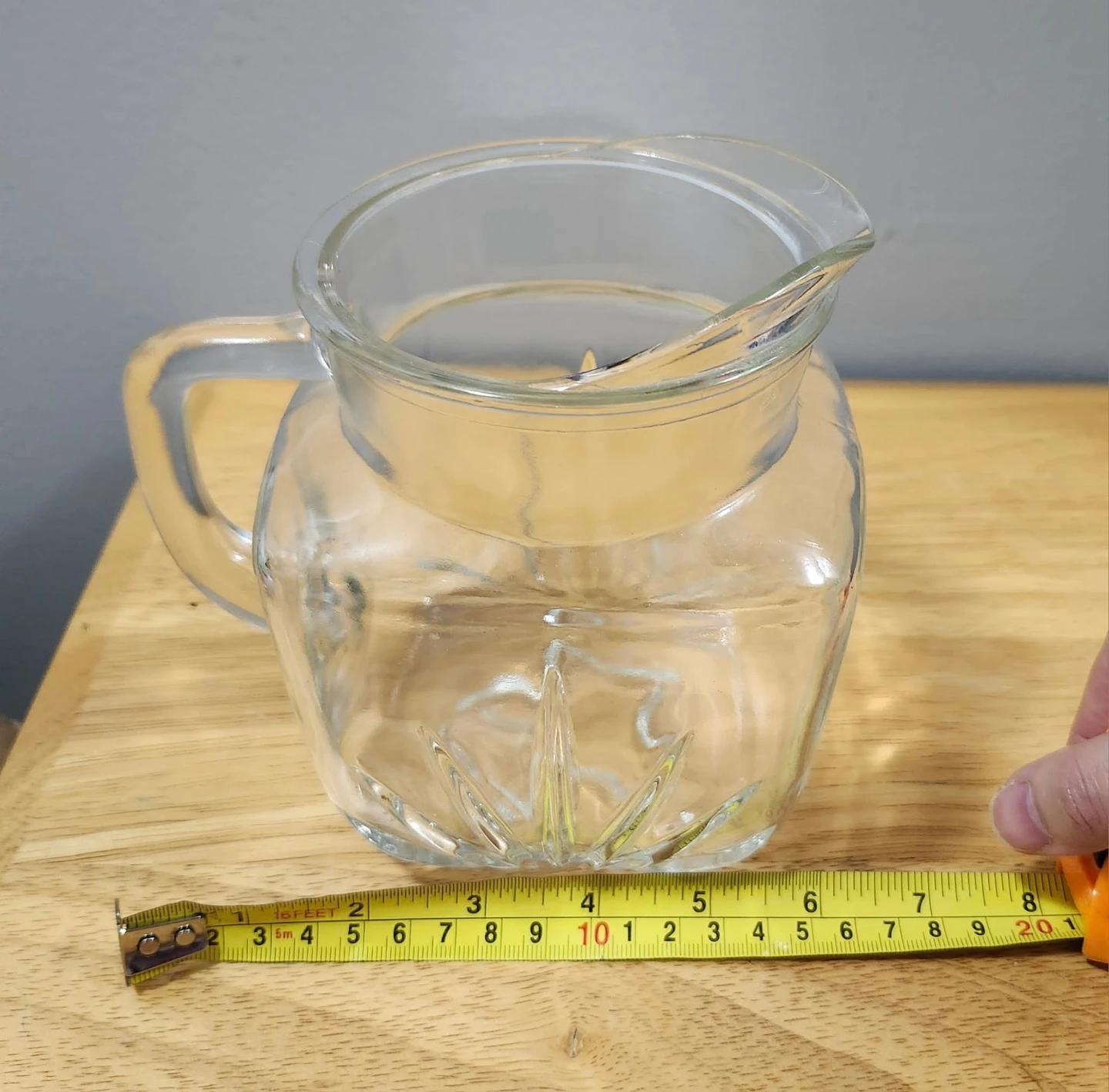🏆Vintage Federal Glass Starburst Pitcher. 🌟 - photo 4