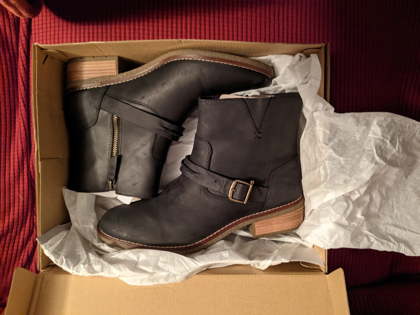 Sperry Top-Sider Women's Seaport Storm Short Buckle Boots 9.5