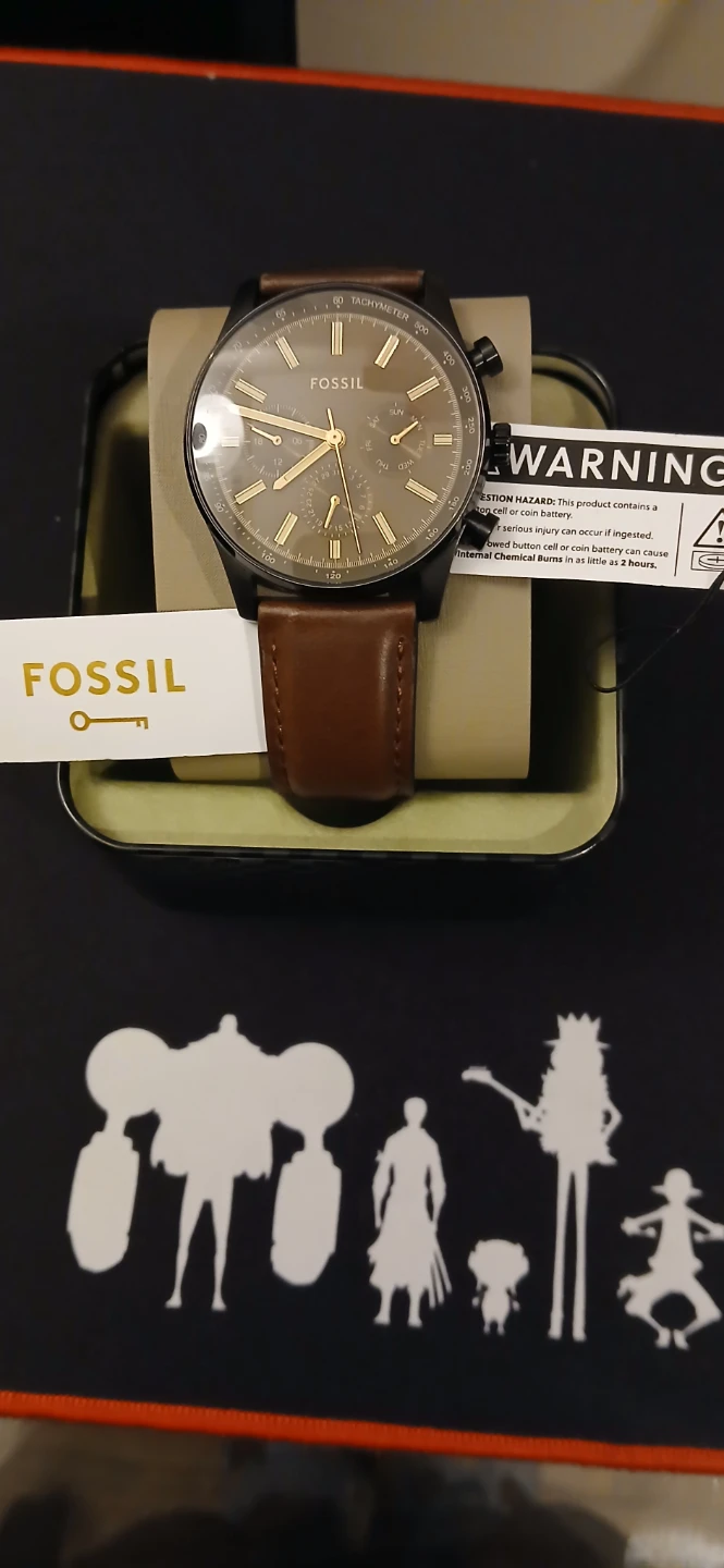 Fossil Sullivan MultiFunction Brown Leather Watch BQ2457