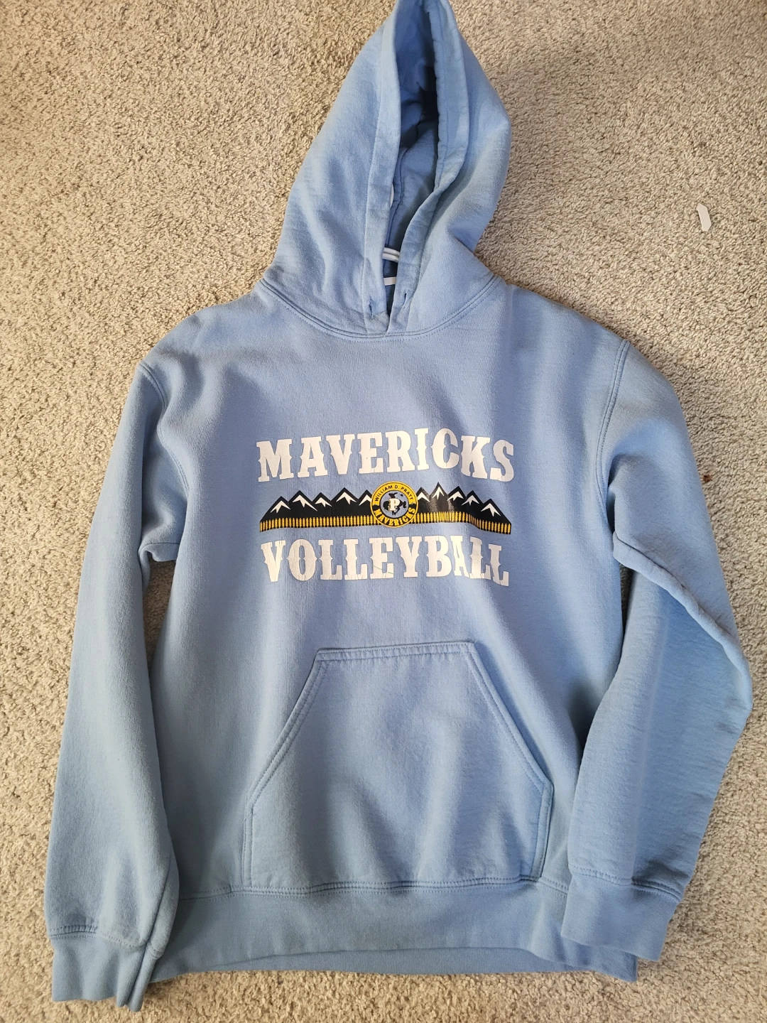 Light Blue Mavericks Volleyball Hoodie