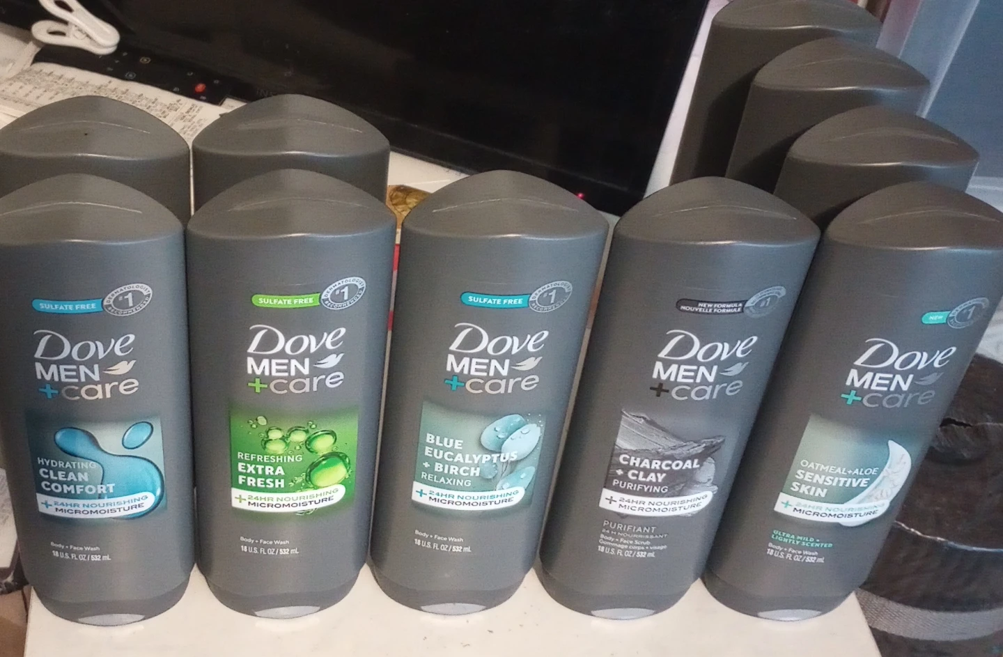 Dove Men Body Wash - 10 for $40