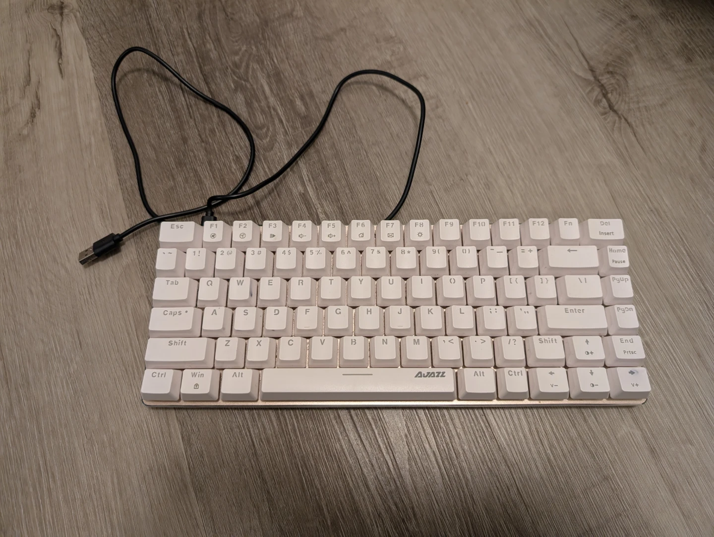 Ajazz White Mechanical Keyboard