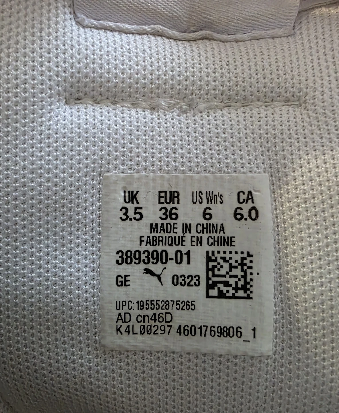Puma White Sneakers - Women's Size 6 - photo 4