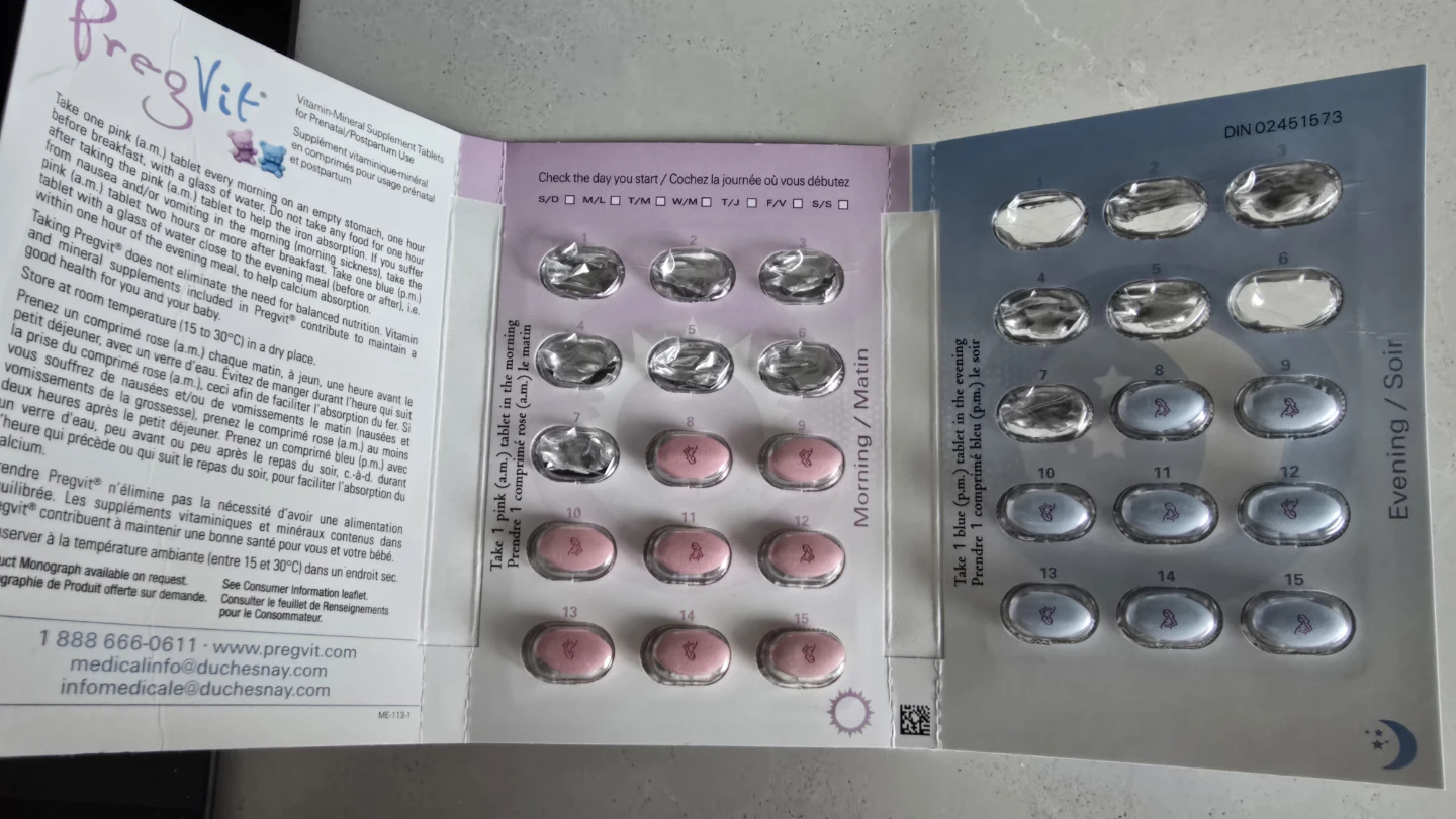 PregVit Prenatal/Postpartum Vitamin-Mineral Supplement Tablets - photo 2