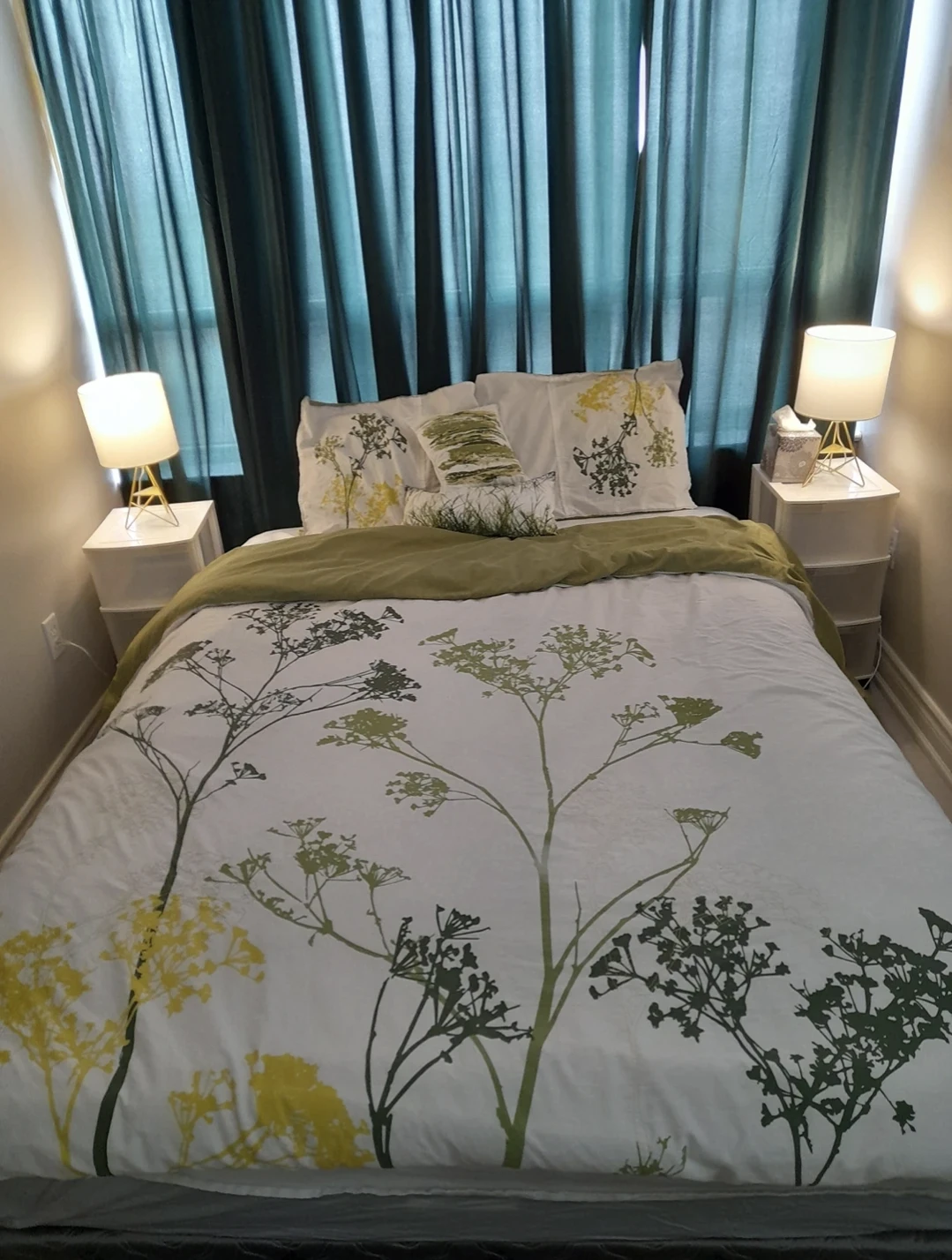 Queen duvet cover set with Decorative Pillow cases