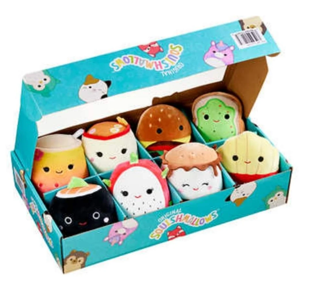 Squishmallows Original 8 Piece Foodie Set 🏆
