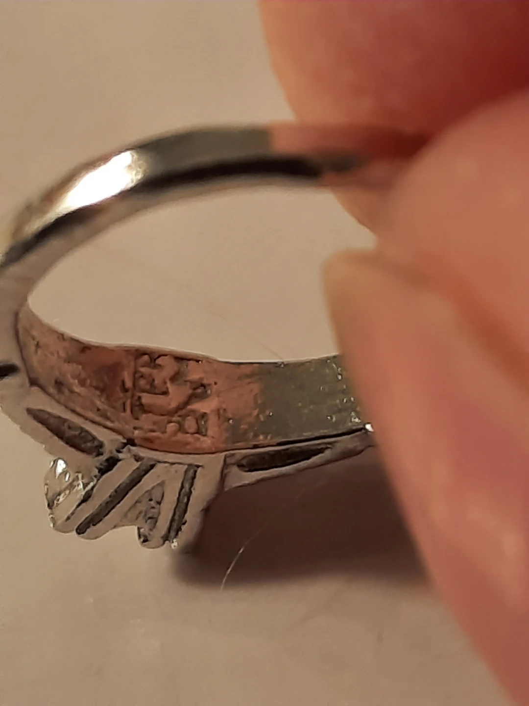 Sterling Silver Charm Bracelet with Christmas Tree & Rings - photo 4