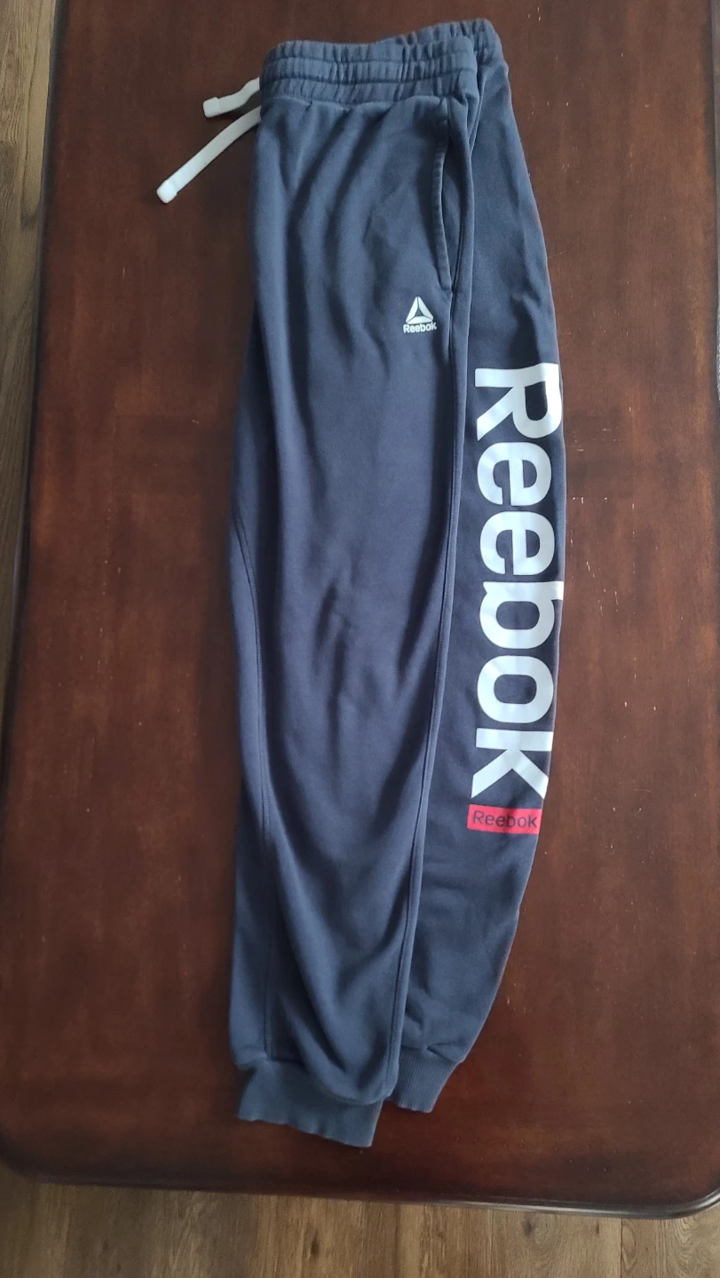 Reebok Slim-Fit Tapered Sweatpants (Large) - Dark Blue