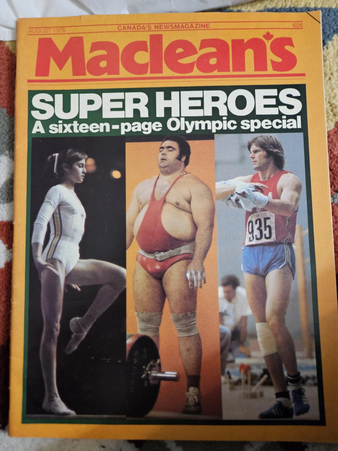 Maclean's Magazine - August 1976 "Super Heroes" Olympic Special
