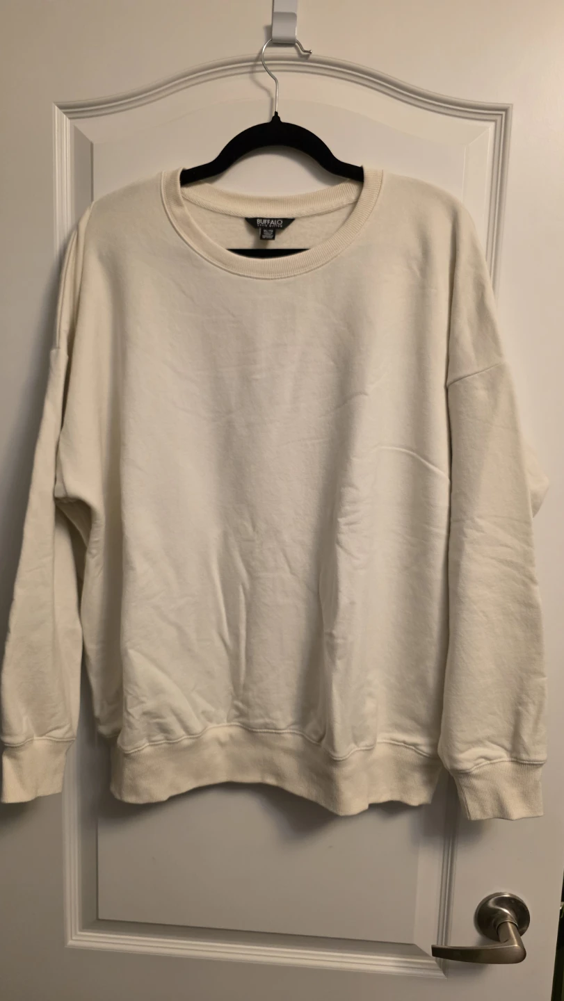Buffalo David Bitton Cream Sweatshirt XL/TG
