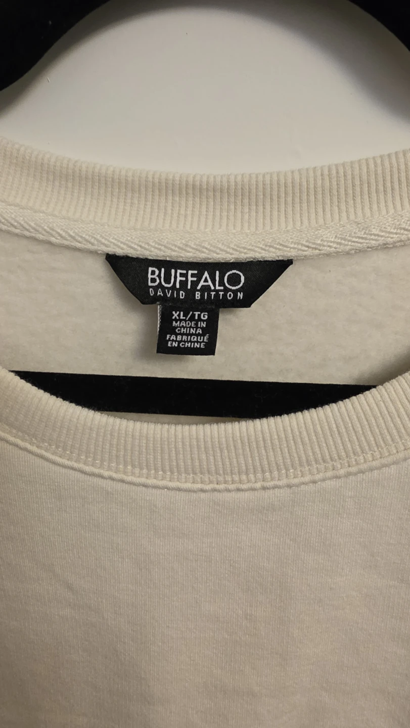 Buffalo David Bitton Cream Sweatshirt XL/TG - photo 2