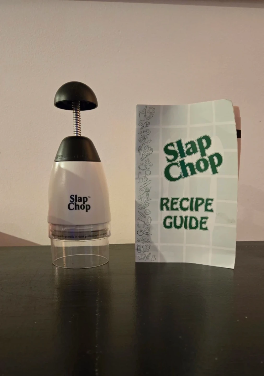 Slap Chop Manual Food Chopper with Recipe Guide