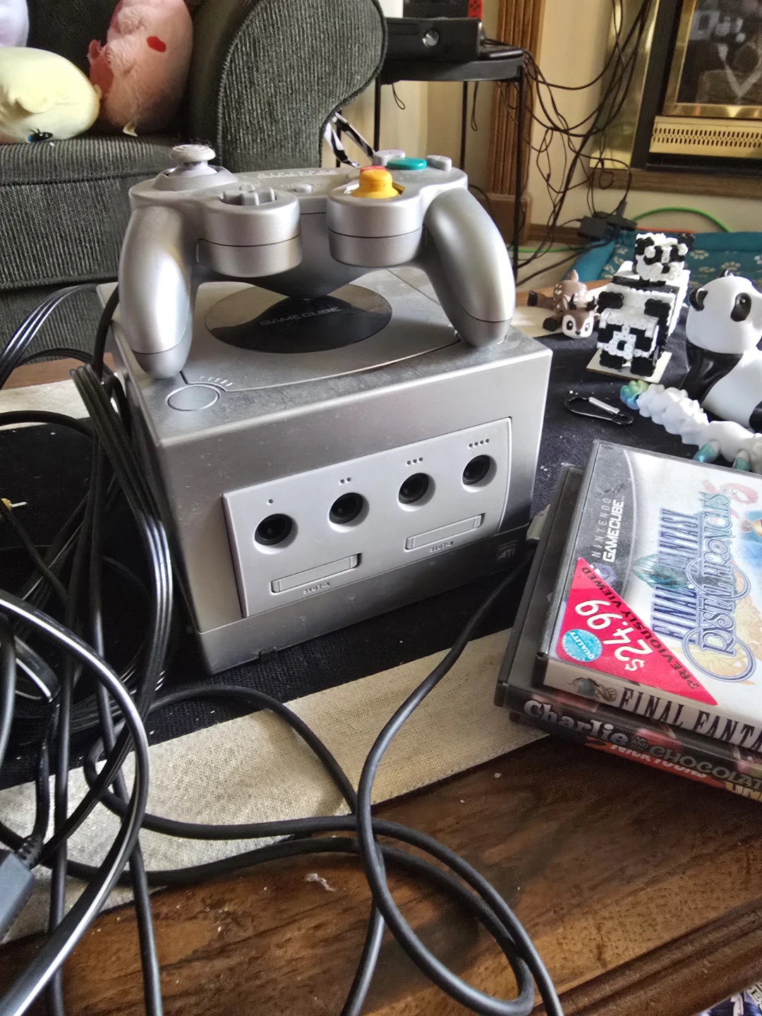 Nintendo GameCube Console with Games and Controller - photo 3