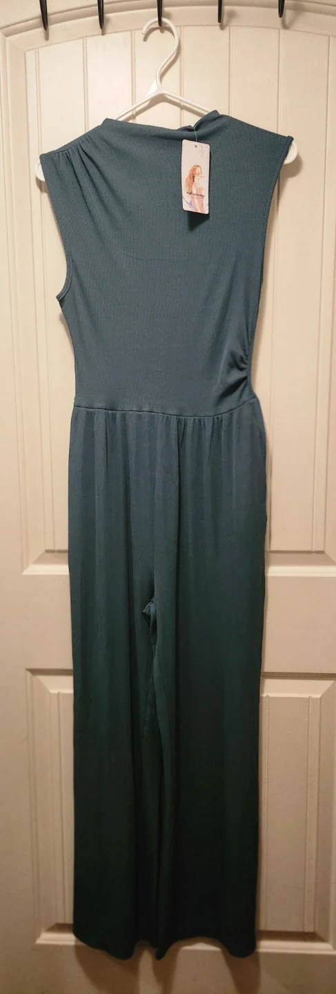 PrettyGarden Green Ribbed Jumpsuit - photo 5