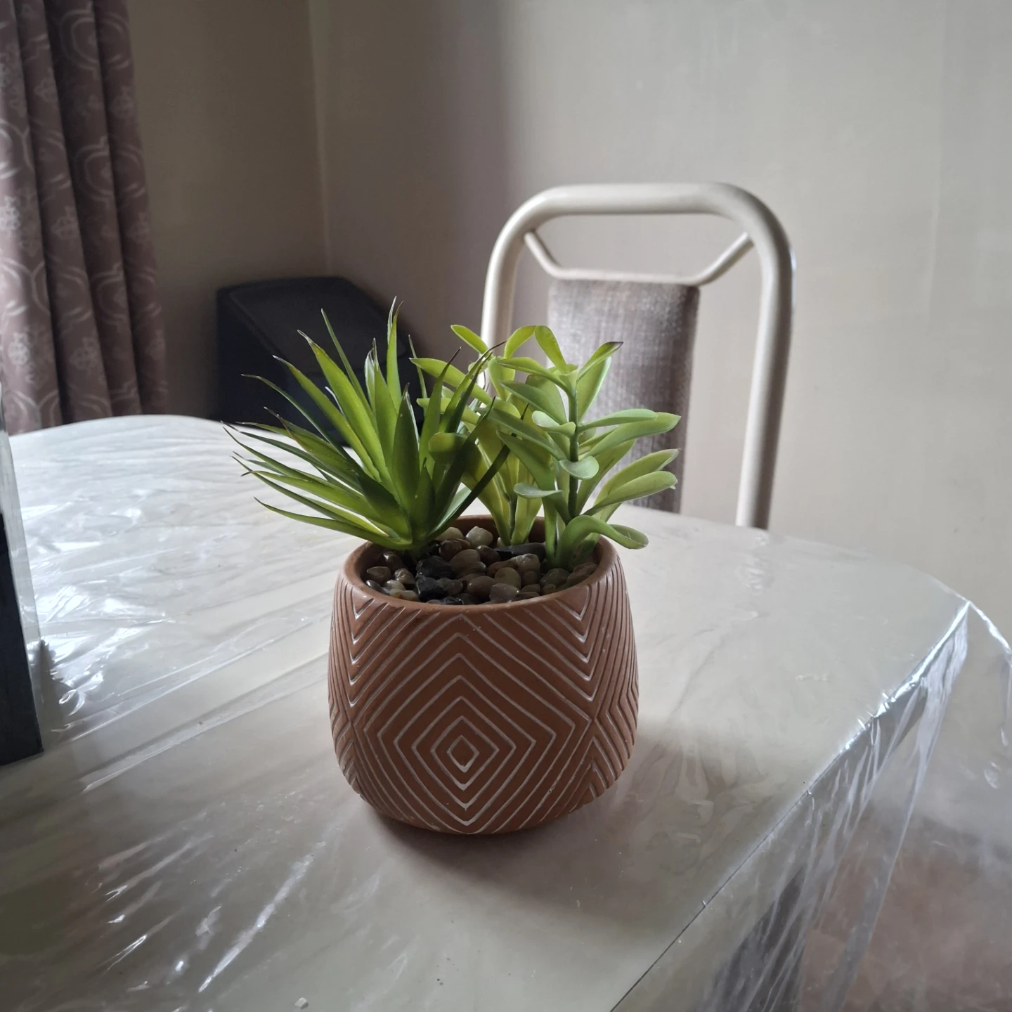 Artificial Succulent Plant in Decorative Pot