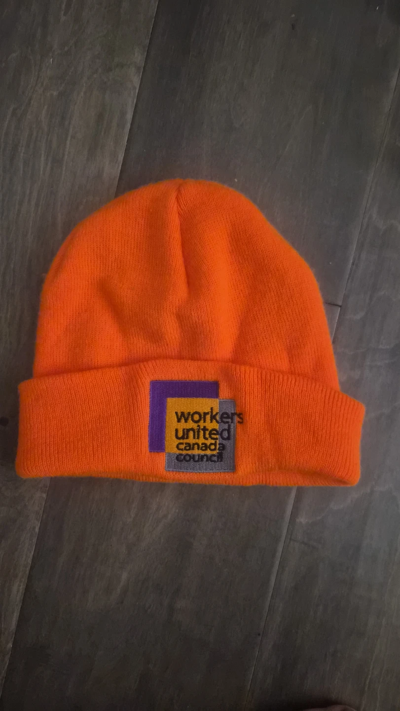 Workers United Canada Council Orange Beanie 🥕