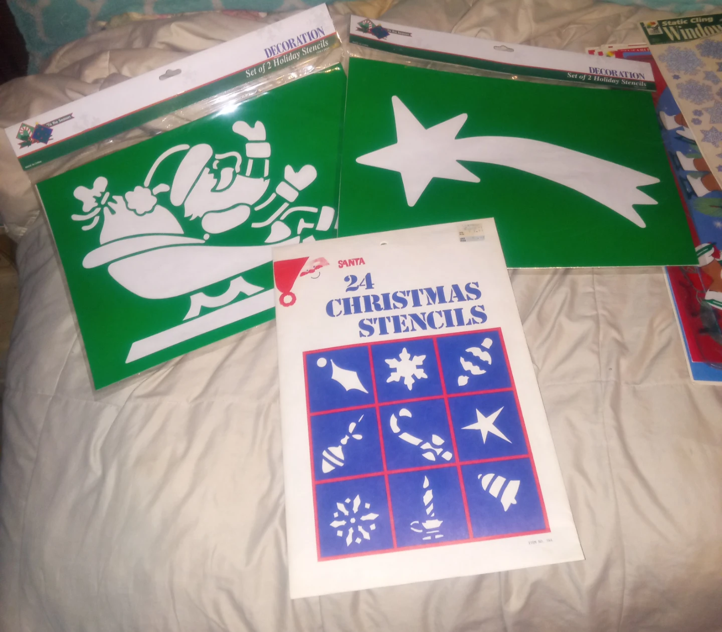 Christmas Stencils - Santa, Shooting Star & More