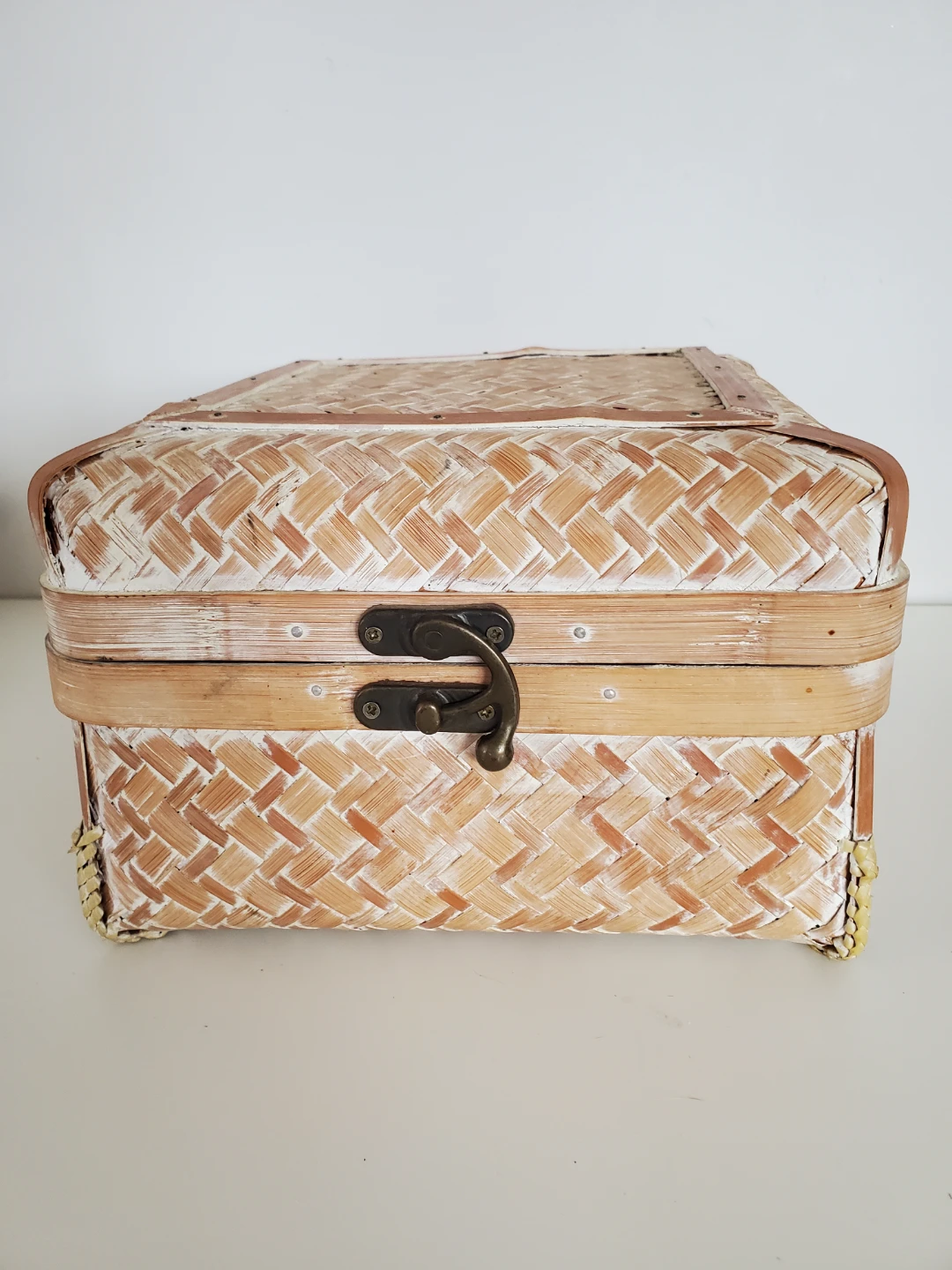 Woven Cane Box...Vguc - photo 2