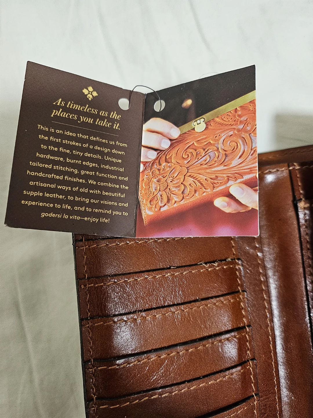 Genuine leather patricia nash wallet - photo 4