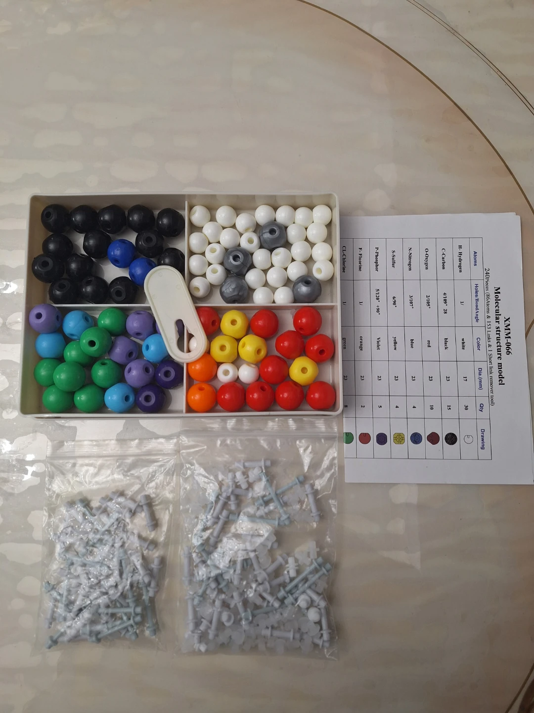 XMM-066 Molecular Structure Model Kit for Chemistry