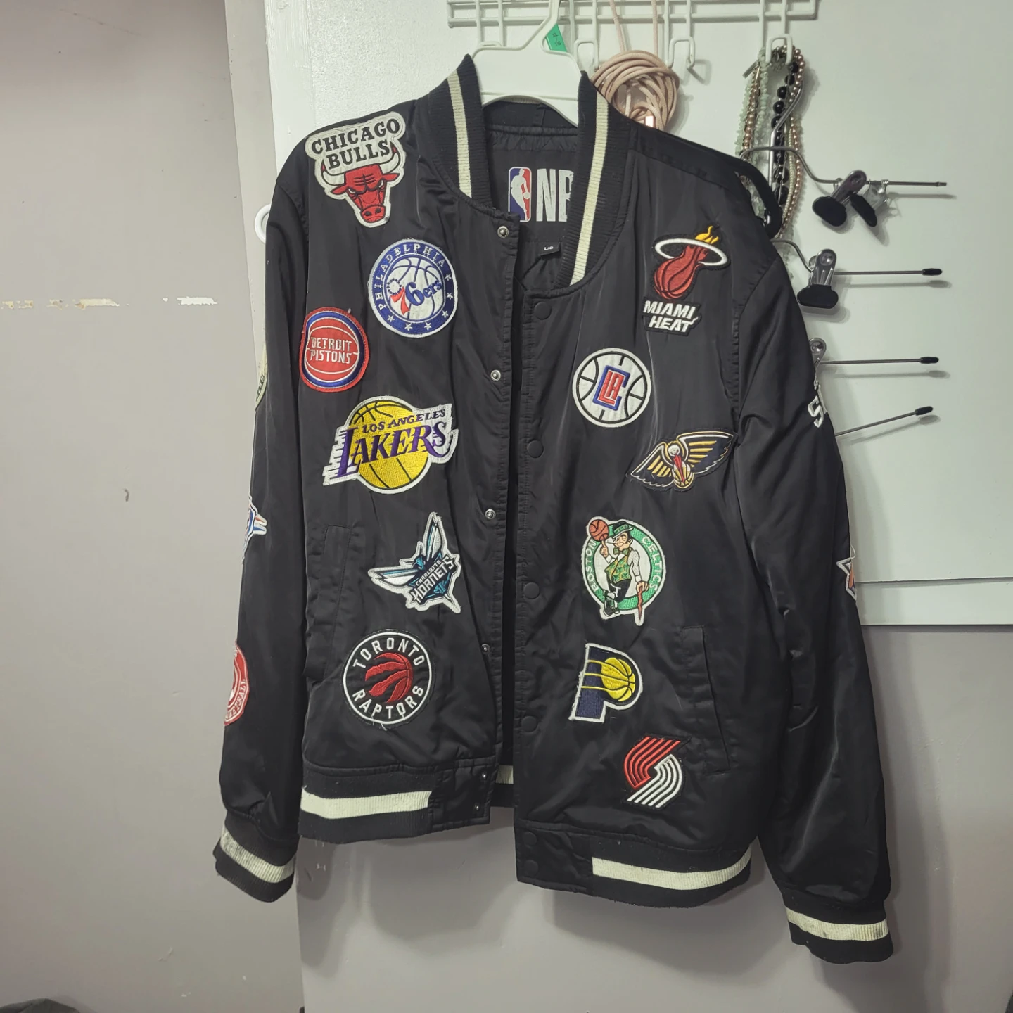 NBA All-Star Patches Bomber Jacket