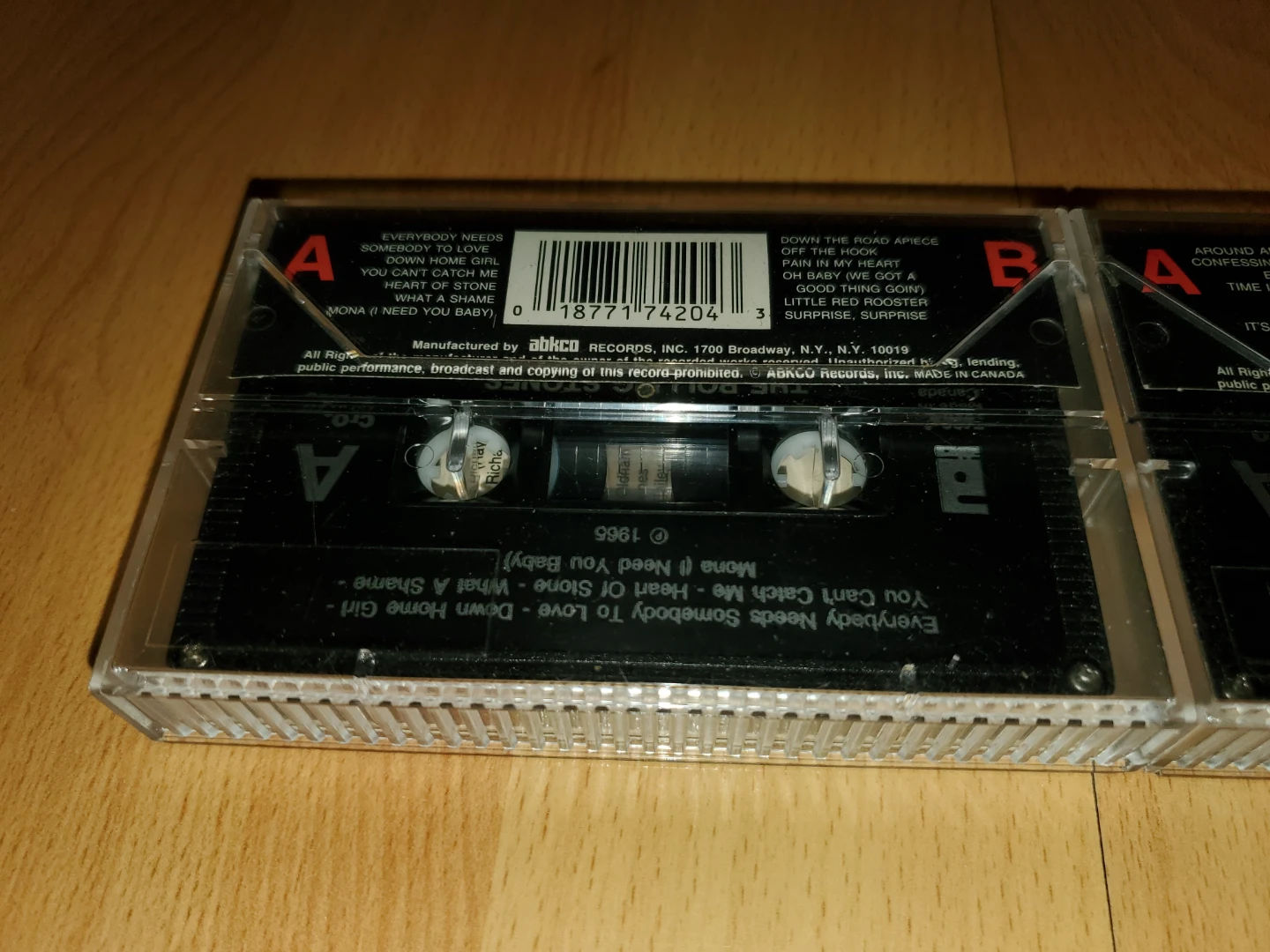 (Both for $25) The Rolling Stones Cassette Tapes - photo 2