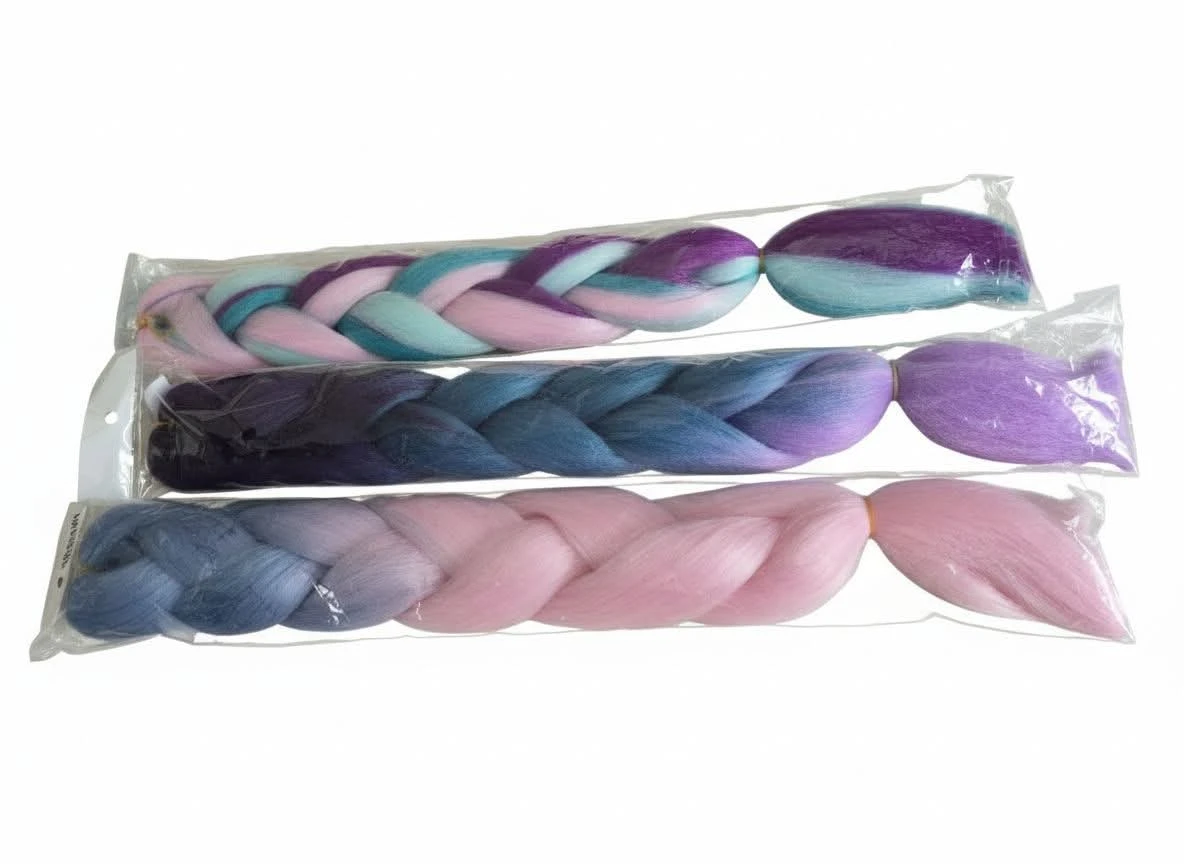 3 pack jumbo braid in hair