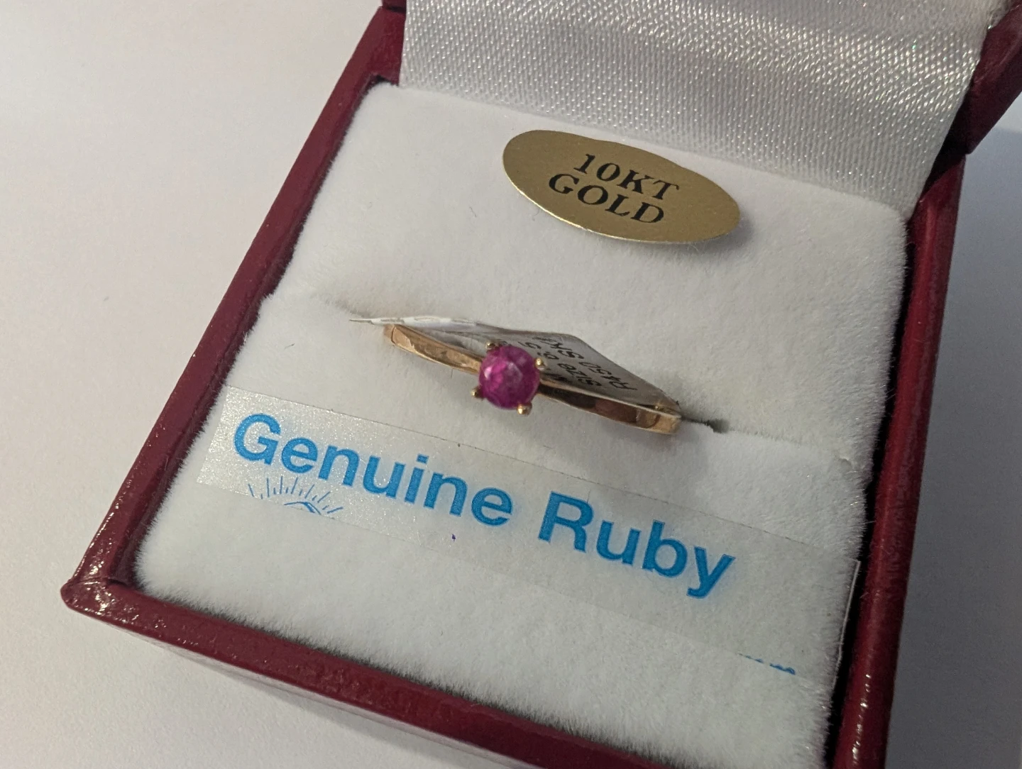 Brand New 10K Gold Ruby Ring For Sale - photo 3