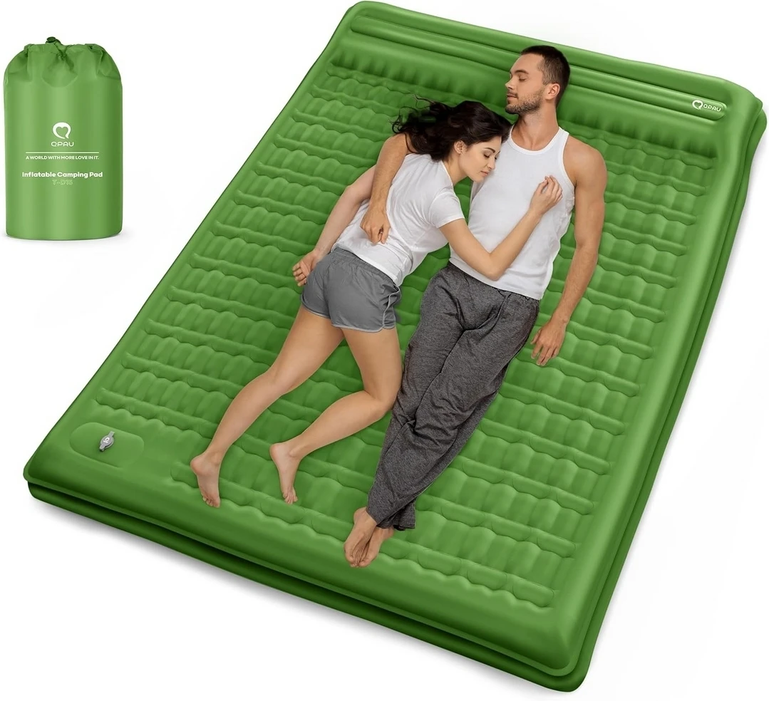UpTill6/21 Inflatable Mattress w Foot Pump Double