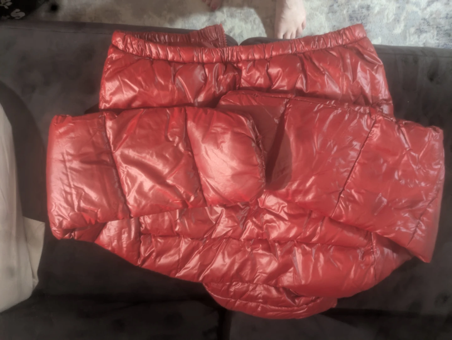 Garage Mini Puff Puffer Jacket - Red - photo 5
