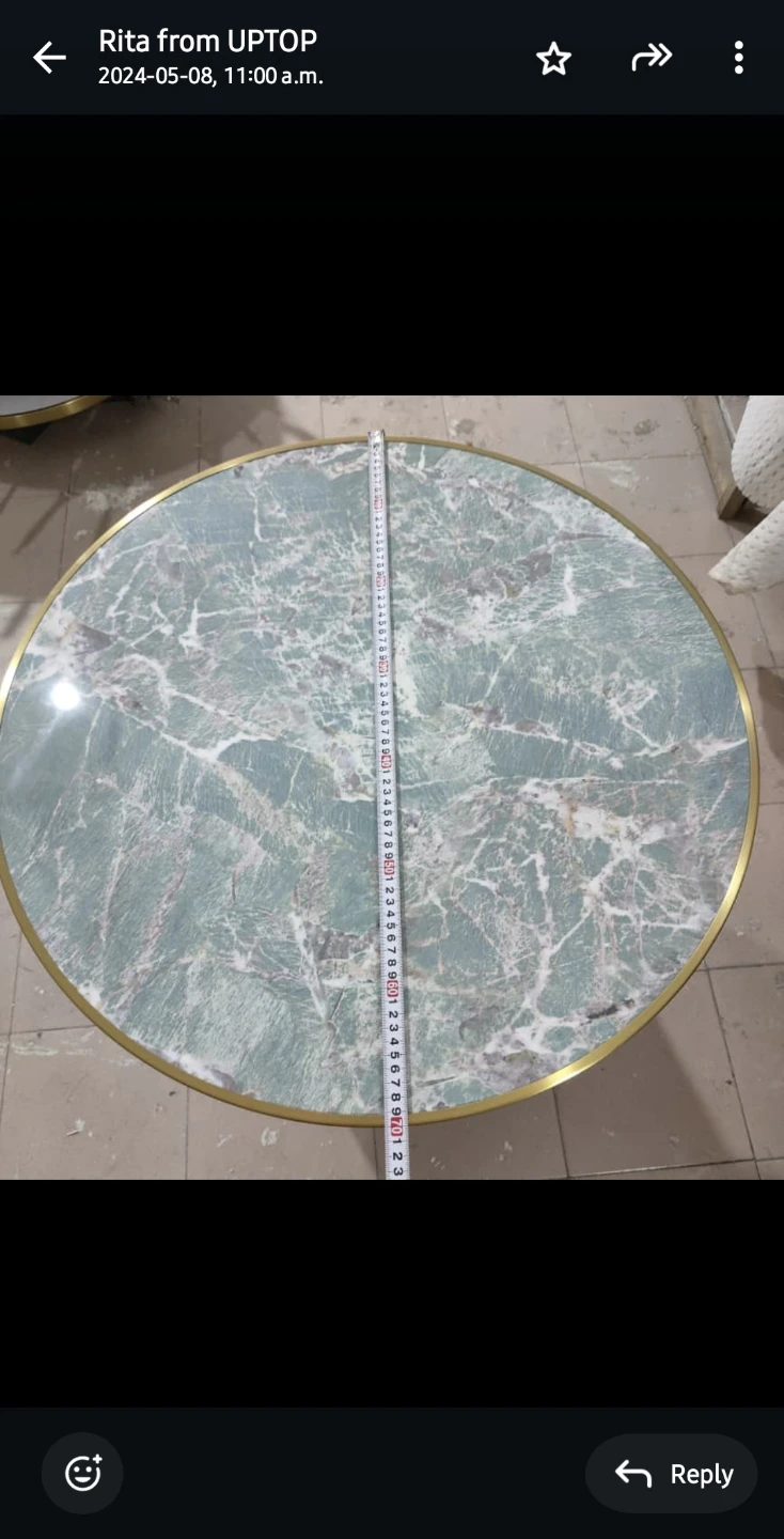 Round Marble Coffee Table - photo 2