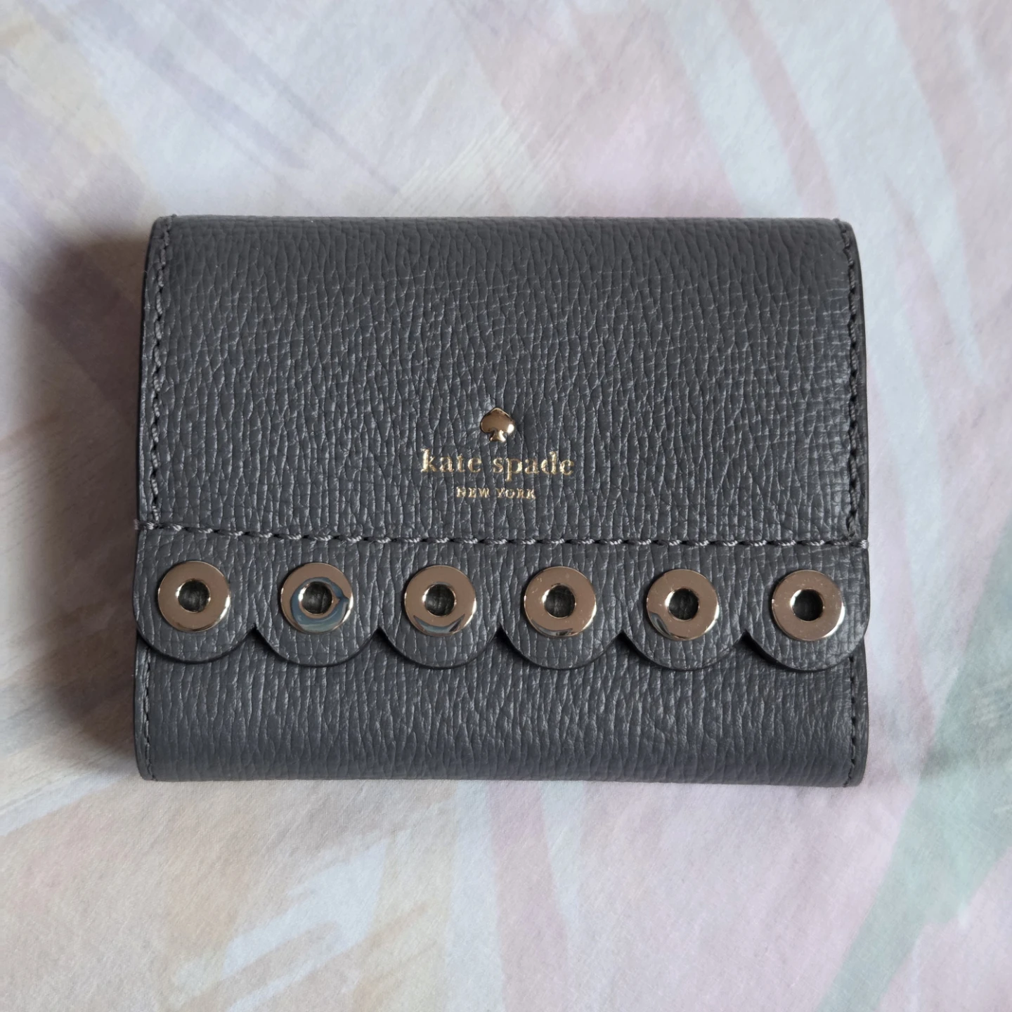 🆕Kate Spade Grey Wallet - photo 2