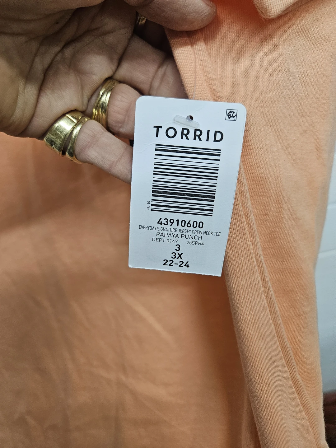 2, Torrid Women's 3X Everyday Signature Jersey V-Neck Tee - photo 3