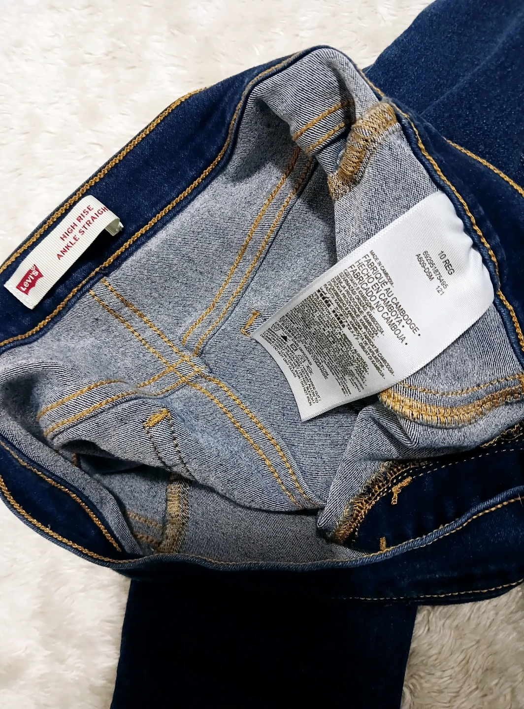 Levi's High Rise Ankle Straight Jeans Size 10 Regular - photo 3