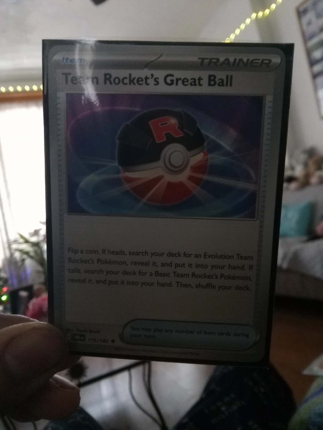 Pokémon Team Rocket's Great Ball Trainer Card 175/182