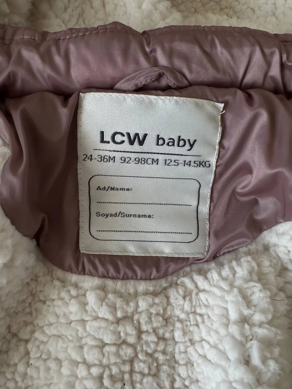 LCW baby Puffer Jacket Rose Gold - photo 4