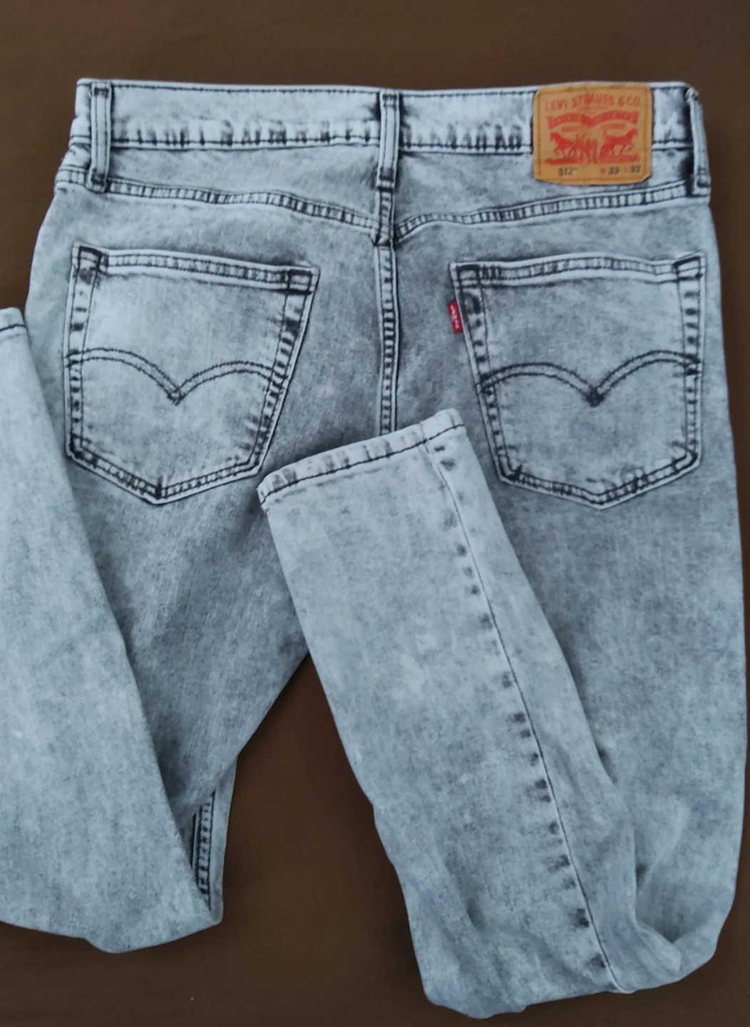 Levi's 512 Jeans - Grey Wash - W 33 L 32